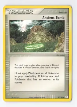 Ancient Tomb 87/101 Uncommon Regular Hidden Legends Vintage Pokemon TCG Card NM - Image 1