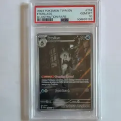 Pokemon Froslass 174/167 Twilight Masquerade PSA 10 Illustration Rare Holo - Image 1