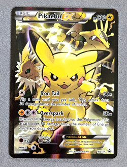 Pikachu EX XY124 Pokemon Black Star Promo - Image 1