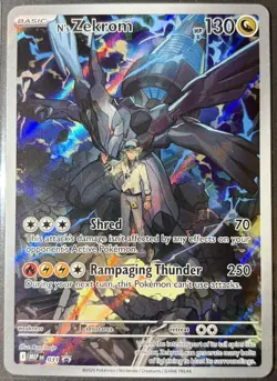 N's Zekrom 031 Ascended Heroes: Black Star Promo Pokemon TCG Illustration Rare - Image 1
