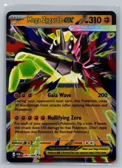 Mega Zygarde ex ME03: Perfect Order #047/088 Holo Pokemon Card - Image 1