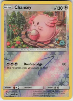 CHANSEY 46/68 HIDDEN FATES POKEMON REVERSE HOLO UNCOMMON NM - Image 1