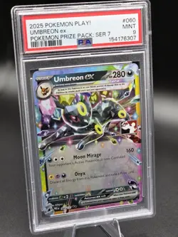 Pokemon TCG Umbreon ex 060/131 Prize Pack SER 7 Promo Holo EX PSA 9 - Image 3