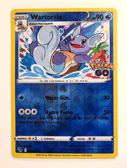 Wartortle - 016/078 - Uncommon - Reverse Holo - Pokemon GO - Pokemon Card_41 - Image 1