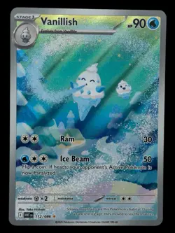 Vanillish - 112/086 White Flare 2025 - Illustration Rare - Pokemon TCG - Image 1