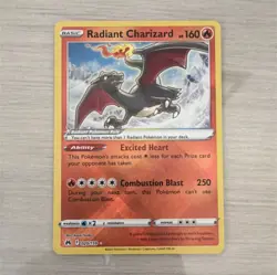 Pokemon TCG Radiant Charizard SV Paldean Fates Holo Radiant Rare 160 HP - Image 1