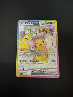 Pokemon Surging Sparks Pikachu ex 219/191 - Image 1