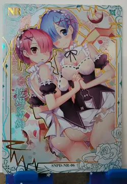 Rem & Ram Re:Zero NR Card Goddess Story The Charm of Goddess SNPD-NR-06 - Image 2