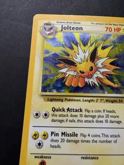 Pokemon TCG Jolteon Jungle 4/64 Holo Unlimited Holo Rare - Image 2
