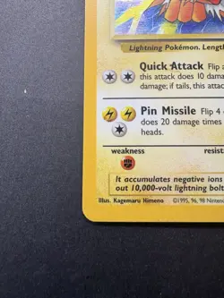 Pokemon TCG Jolteon Jungle 4/64 Holo Unlimited Holo Rare - Image 5