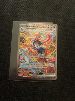 Greninja EX 214/167 Twilight Masquerade Holo Full Art Pokemon TCG - Image 1