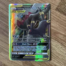 Pokemon TCG Umbreon & Darkrai GX Card Unified Minds Ultra Rare 125/236 - NM - Image 1