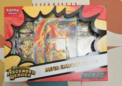 Pokemon TCG Ascended Heroes Mega Emboar Ex Box - Brand New & Sealed ✅ - Image 1