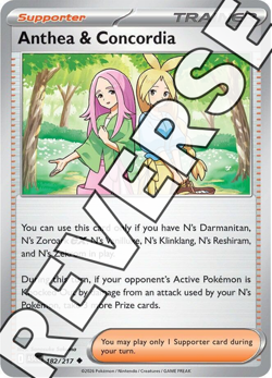Anthea & Concordia 182/217 Me: Ascended Heroes Reverse Holo - Pokemon TCG - NM - Image 1
