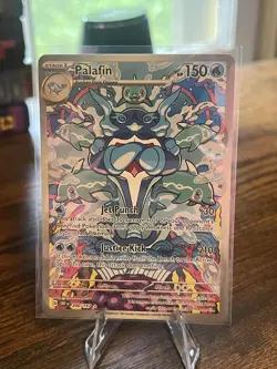 Pokemon TCG Palafin 200/197 Secret Rare Holo Water HP150 Lightly Played English - Image 1