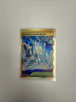 Area Zero Underdepths 174/142 Hyper Rare Gold Pokemon Stellar Crown NM - Image 1