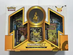 (403271) Pokemon 2016 Pikachu EX Red & Blue Collection Box - Factory Sealed Box - Image 1