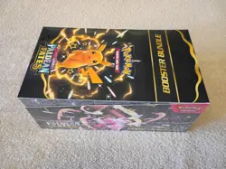 Factory Sealed Pokemon Paldean Fates Booster Bundle Display Box W/ Acrylic Case - Image 2