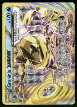 2016 Greninja BREAK 41/122 Rare BREAK Holo LP XY - BREAKpoint Pokemon - Image 1