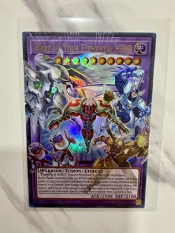 Yugioh Wake Up Your Elemental HERO RA05-EN142 1st-ed RARE OVERFRAME NM - Image 1