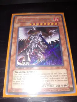 YUGIOH! Horus The Black Flame Dragon LV8 EEN-ENSE1 Secret Rare Limited Ed NM - Image 1