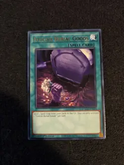 Yugioh! Foolish Burial Goods - 1st ed Rare - MAGO-EN054 - VLP - Image 1