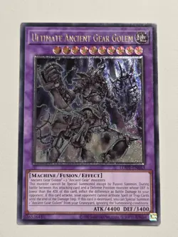 Ultimate Ancient Gear Golem (UTR) LODT-EN043 EURO Ultimate Rare Yugioh Unlimited - Image 1
