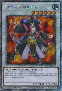 Yugioh! Goyo Guardian - RA03-EN202 - Platinum Secret Rare - 1st Edition Near Min - Image 1
