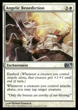 Angelic Benediction M13 MTG Magic the Gathering card - Image 1