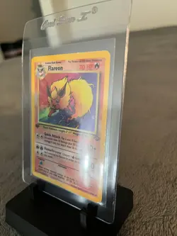 Pokemon TCG Flareon Jungle Holo Card 3/64 1st Edition Rare - HP - Image 2