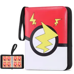 Card Binder 4-Pocket, Trading Card Collector with 50 Removable Sleeves, 400 C... - Image 1