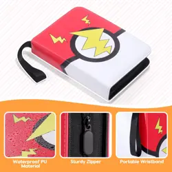 Card Binder 4-Pocket, Trading Card Collector with 50 Removable Sleeves, 400 C... - Image 2