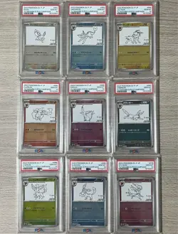 PSA 10 Yu Nagaba Eevee's Promo Sequential Set Umbreon Pokemon Card Japanese 2023 - Image 1