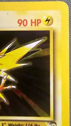 Zapdos Holo - Base Set 2 20/130 - Vintage Pokemon Card 2000 - LP/MP - Image 3