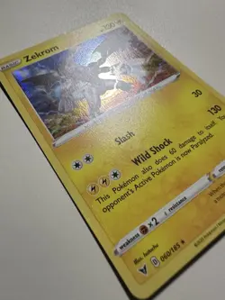 Zekrom Pokemon Trading Card Game Card 60/185 Holographic Rare - Image 3
