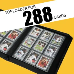 Top loader Binder-9 Pockets Pages Sleeves | Toploader Binder | Holds 288 Card... - Image 5