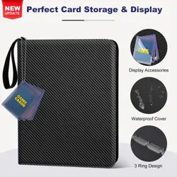 Card Binder 9 Pocket, Trading Card Binder with Card Display Design, 720 Doubl... - Image 2