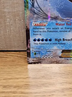 Wailord EX 38/160 Primal Clash Holo Rare Pokemon Card TCG - Image 5