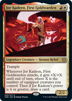 MTG magic 1x Jor Kadeen, First Goldwarden FOIL (M/NM) Phyrexia All Will be One - Image 1