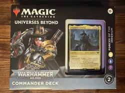 MTG:Universes Beyond Warhammer 40k Forces Of The Imperium Commander Deck Sealed - Image 1