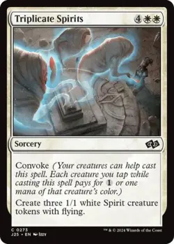 Triplicate Spirits - Light Play MTG Foundations Jumpstart - Image 1