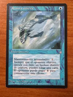Magic MTG Mystic Remora Spanish Ice Age NM! - Image 1