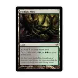 WOTC MtG Eventide Twilight Mire (R) EX - Image 1