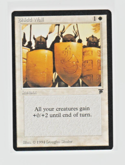Magic the Gathering ~ MTG ~ 1x Shield Wall ~ LEGENDS ~ M/NM - Image 1