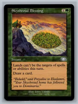 Magic The Gathering Planeshift Skyshroud Blessing #92/143 MTG TCG CCG - Image 1