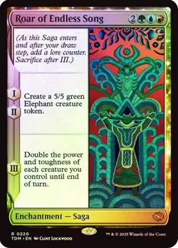 Roar of Endless Song NM RARE Foil Tarkir: Dragonstorm [TDM] MTG #220 Near Mint - Image 1