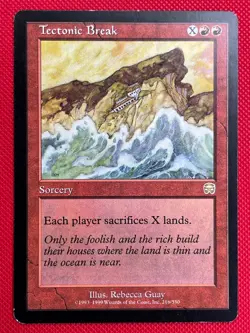 MTG 1X Tectonic Break X1 Mercadian Masques Magic - LP - Image 1