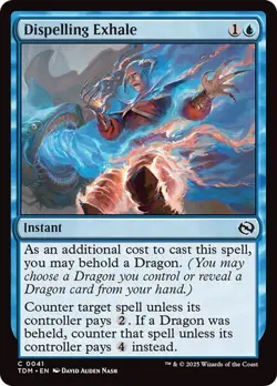 Dispelling Exhale x4 NM Tarkir: Dragonstorm [TDM] MTG #41 Common Regular Mint x4 - Image 1