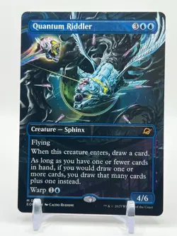 Quantum Riddler - #0305 - (Borderless) - Edge of Eternities - MTG - Magic - Image 1