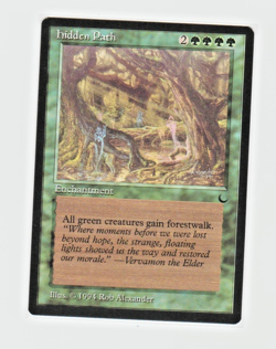 Magic the Gathering ~ MTG ~ 1x Hidden Path ~ M/NM ~ THE DARK - Image 1